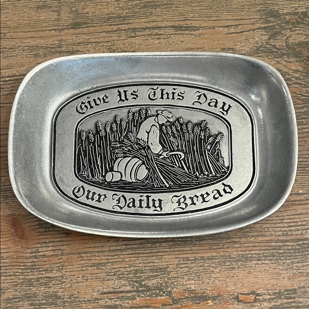 Wilton Armetale Silver Bread Tray